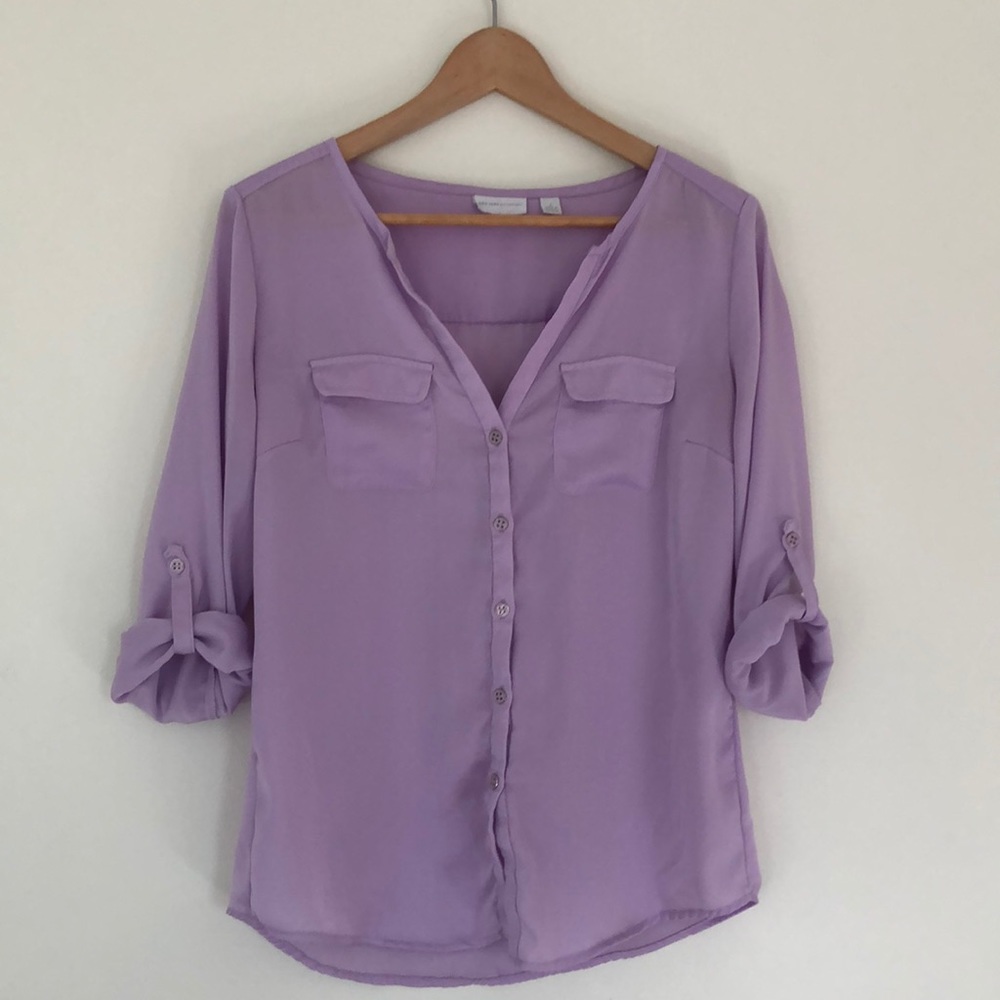Lavender blouse